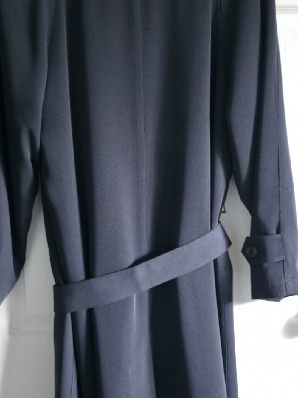4/$97 Deal! London Fog Vintage Green Grey Long Coat - Picture 6 of 15